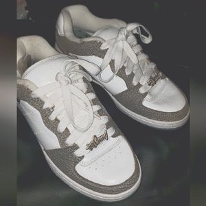 Supra- "The Penny" Mens Skate Shoes- Size 9.5  Color-Gray Elephant/White- NEW